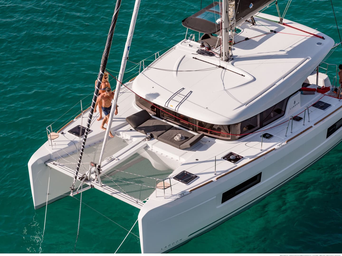Whisper, a 12.37m catamaran for charter in Western Mediterranean
